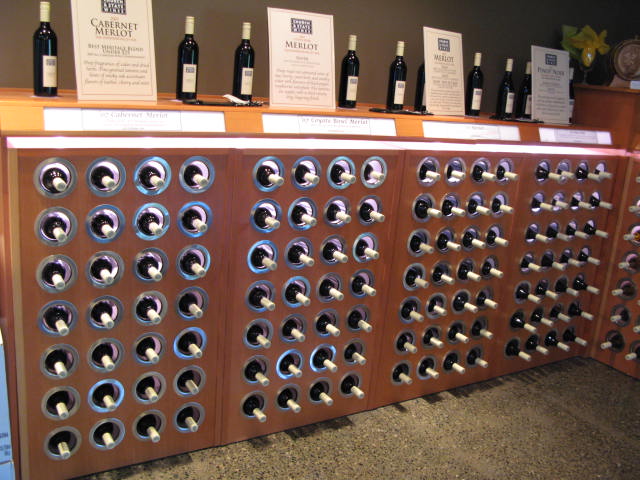 Winery display lighting