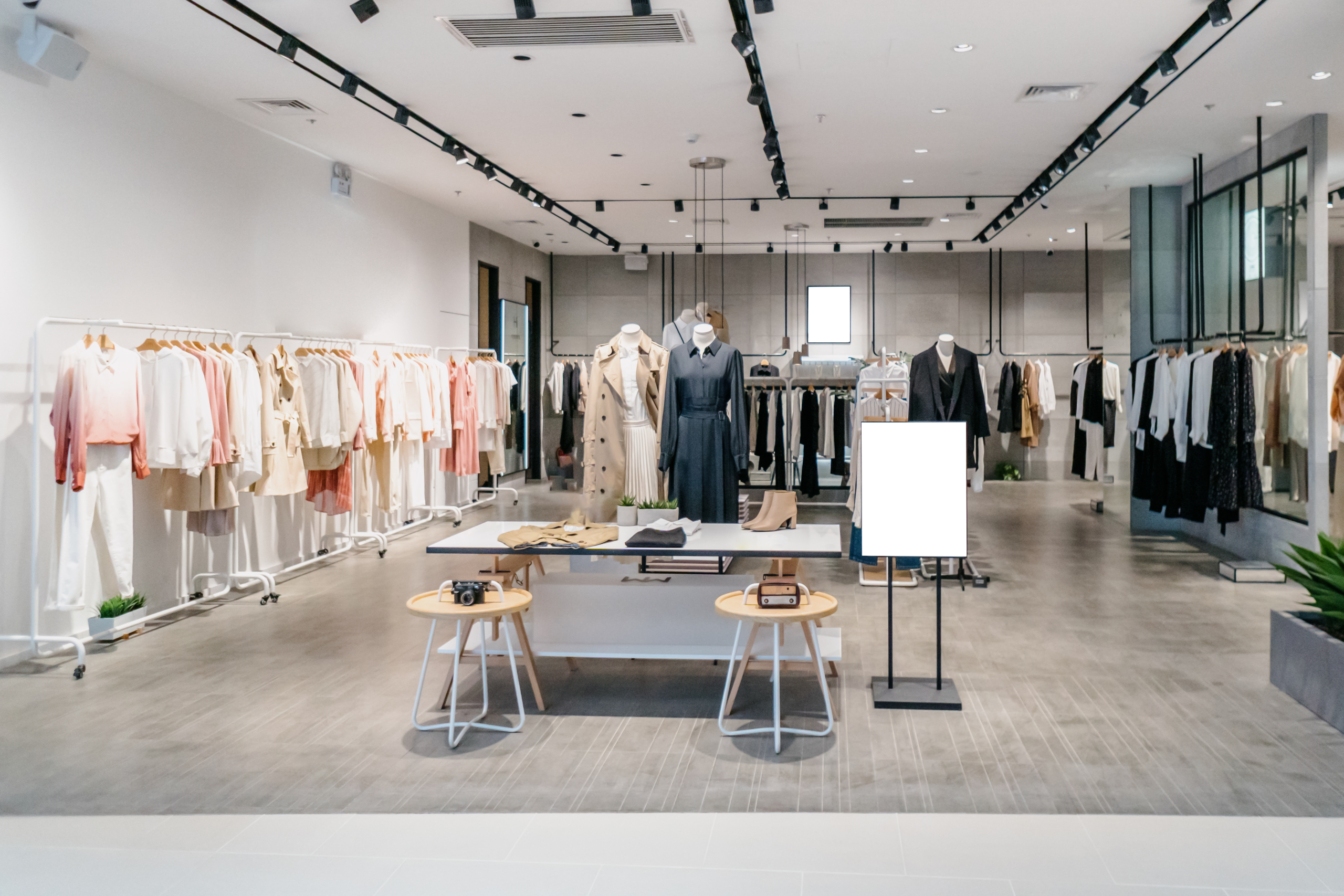LED lighting for clothing stores