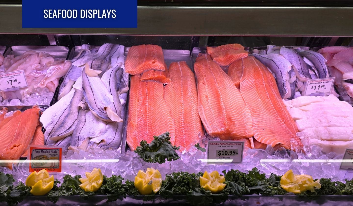 lighting for seafood cases