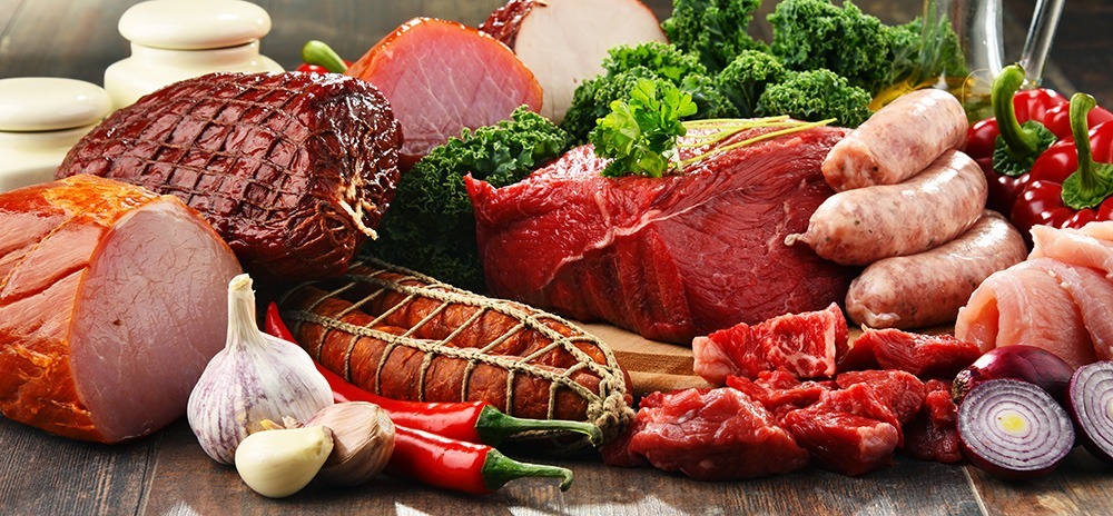 Fresh Beef Displays in Supermarket Meat Department Showcases Fresh Beef Displays in Supermarket Meat Department Showcases