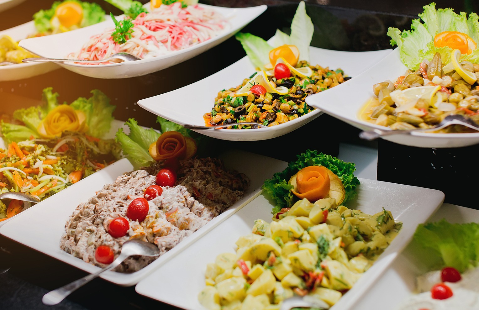 Salad Bars in Grocery Store Deli Departments