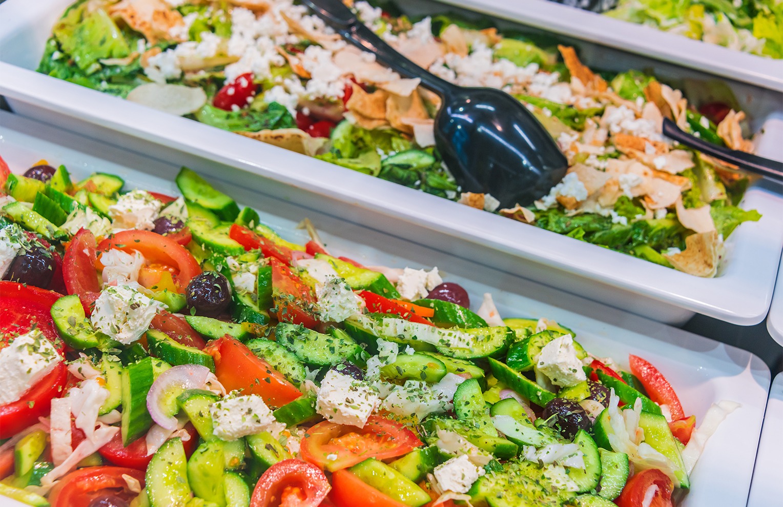 Salad Bars in Grocery Store Deli Departments